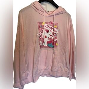 Romwe Pink Sweatshirt NWT Size Large